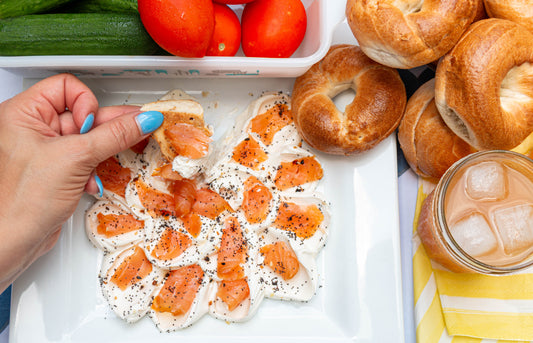 Cream Cheese Flower with Nova Salmon