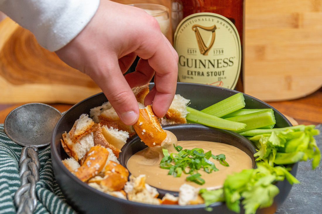 Irish Pub-Style Guinness Cheese Dip with a Smoky Twist
