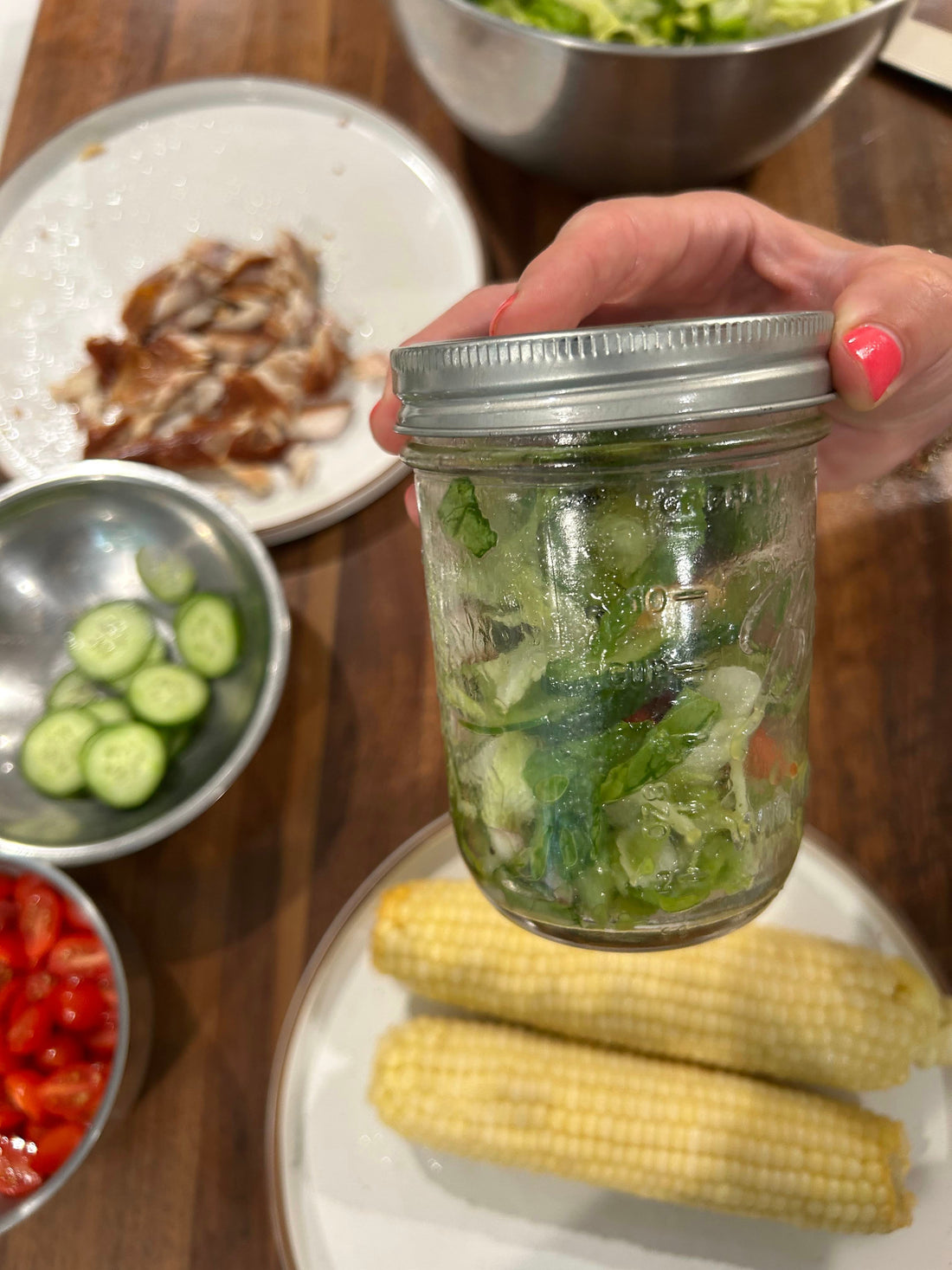 Make-Ahead Smoked Trout Salad Jars