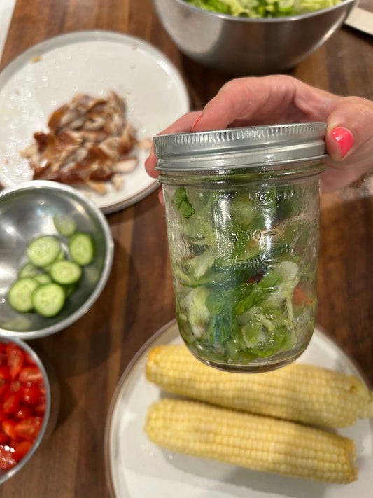 Make-Ahead Smoked Trout Salad Jars