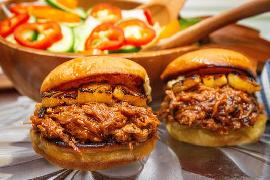 Hawaiian-Style Pulled Pork Sliders