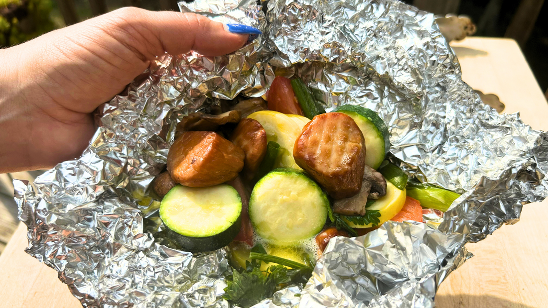 Grilled Foil Packets with Sugartown Smoked Scallops