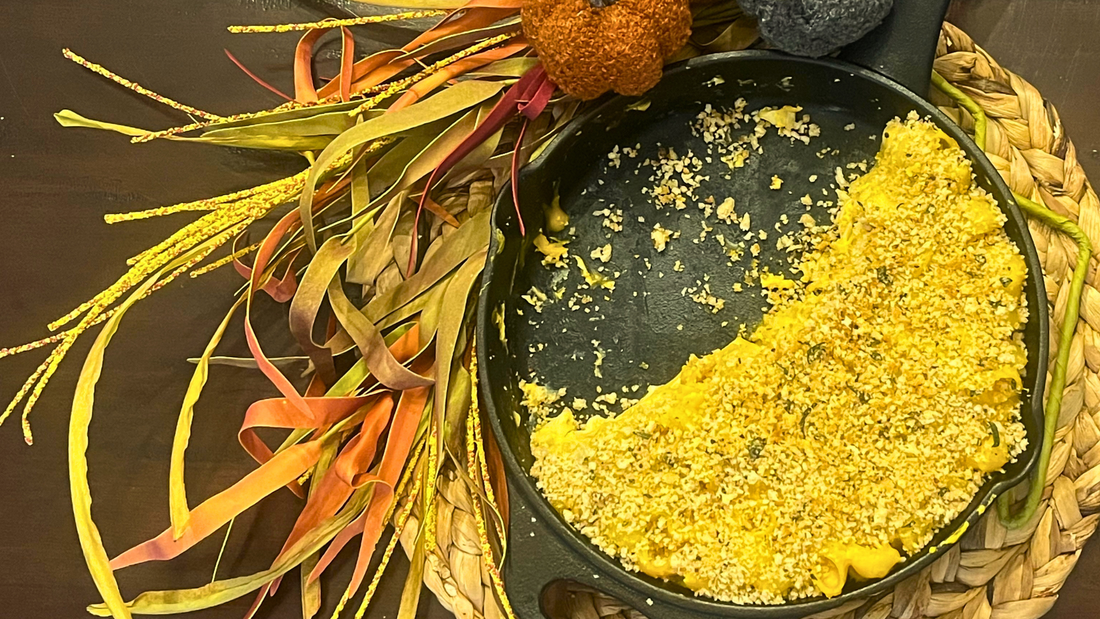 Creamy Pumpkin Smoked Mac & Cheese