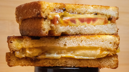 Tomato Bacon and Jam Smoked Gouda Grilled Cheese Recipe