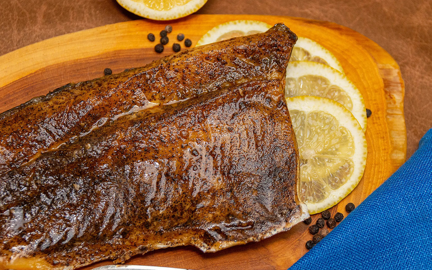 Lemon Pepper Smoked Rainbow Trout